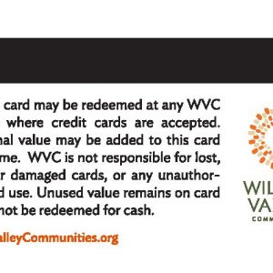 Willow Valley Gift Card | Shop Willow Valley