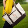 Q-Tees 20L Small Canvas Deluxe Tote